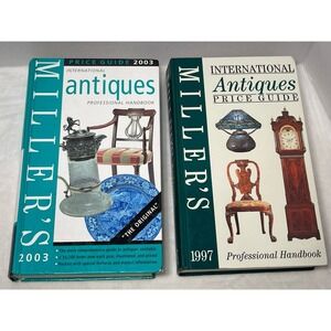 Lot Of 2 Miller's Inter. Antiques Price Guide 1997/2003 Professional Handbook‎